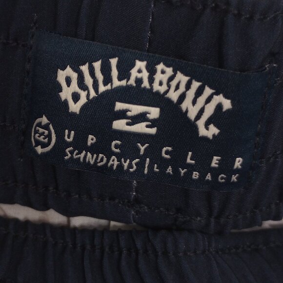 Billabong Sundays Layback Elastic Waist Drawstring Boardshorts - Picture 3 of 11